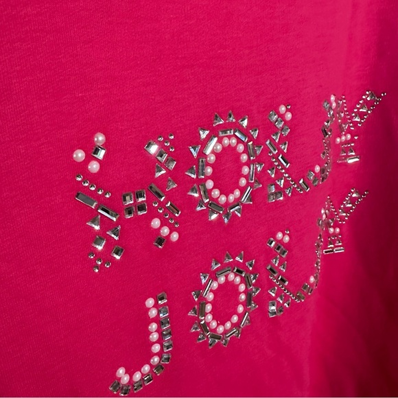 Jane And Delancey Pink Holly Jolly Christmas Sweater Medium - Picture 5 of 10